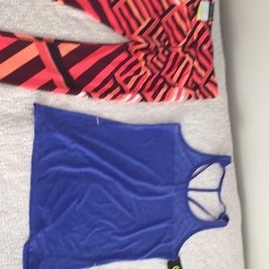 Champions leggings and workout top